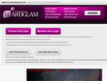Tablet Screenshot of hardglam.com